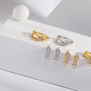 <b>ANNAYA推出全新拉链系列珠宝Zipper Collection 前卫态度融合华丽质感，开启多面闪</b>